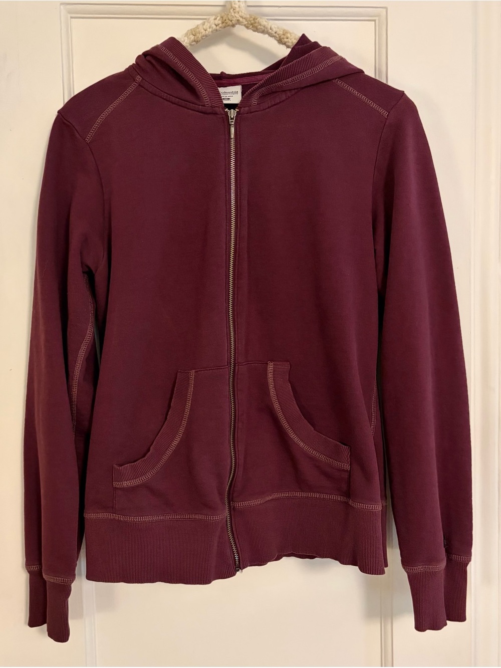 Columbia Women’s Maroon Zip-Up Hoodie Sweatshirt
